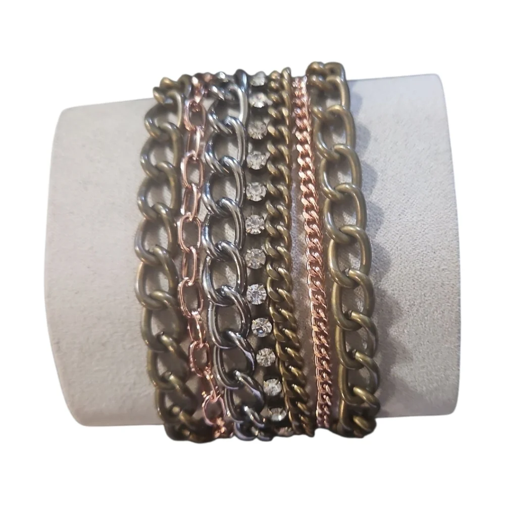 Kennth Cole Chic Statement Multi-Chain Bracelet